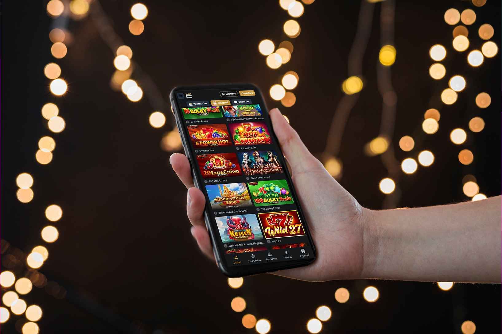 Aplicatie Conti Cazino